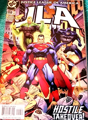 Buy JLA #110 SYNDICATE RULES Pt4 36 HOURS: THE CALM BEFORE – 2005 – NM – UNREAD! • 0.99£