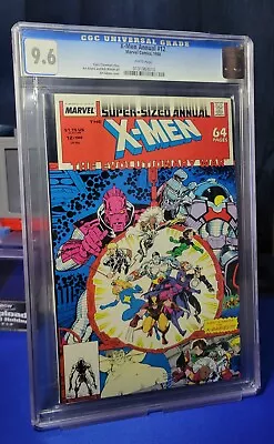 Buy X-Men Annual #12 CGC 9.6 (1988) WP Art Adams High Evolutionary 1st App X-Babies • 35.63£