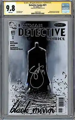 Buy Detective Comics #871 (2011) 1st Scott Snyder On Batman CGC Signature Series 9.8 • 200.14£