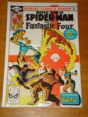 Buy Marvel Team Up #100 Comic Near Mint Miller Spiderman 1st Karma December 1980 • 69.99£