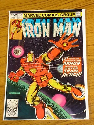 Buy Ironman #142 Vol1 Marvel Comics New Armour January 1981 • 9.99£
