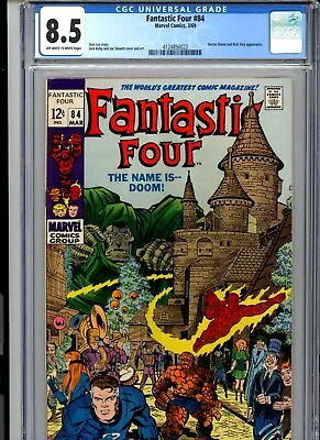 Buy CGC 8.5 Fantastic Four #84 Doctor Doom & Nick Fury Appearance • 187.89£