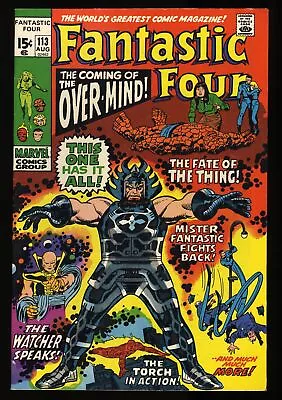 Buy Fantastic Four #113 NM- 9.2 1st Overmind! Marvel 1971 • 70.36£