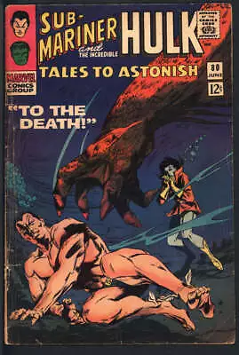 Buy Tales To Astonish #80 4.0 // 2nd Appearance Of Tyrannus Marvel Comics 1966 • 26.80£
