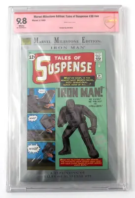 Buy CBCS 9.8 NM / MT Marvel Milestone Edition: Tales Of Suspense #39 Don Heck Signed • 1,678.57£