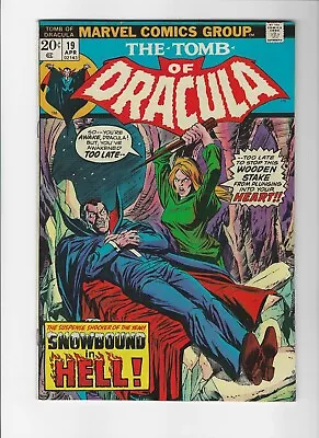 Buy Tomb Of Dracula #19 Blade Discovers He Is Immune To Vampirism 1972 Series Marvel • 32.17£