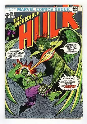 Buy Incredible Hulk #168 VG 4.0 1973 • 22.39£