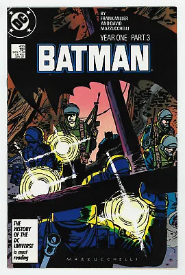 Buy Batman #406 9.4 Higher Grade Year One Frank Miller Story White Pages 1987 D • 29.76£