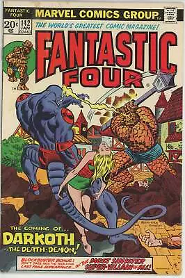 Buy Fantastic Four #142 (1962) - 5.5 FN- *1st Appearance Darkoth* • 4.70£
