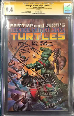 Buy KEVIN EASTMAN PETER LAIRD SIGNED ORIGINAL TMNT Sketch Art CGC Ninja Turtles • 1,039.37£