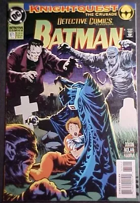 Buy Detective Comics #671! Knightquest! Universal Monsters Cvr! Vf- 1994 Dc Comics • 1.57£