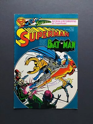 Buy EHAPA COMIC / SUPERMAN BATMAN Issue 2 From 1980 (without Collection Corner) / Z1-2 • 4.21£
