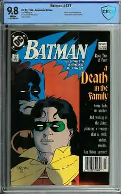 Buy Batman #427 Cbcs 9.8 White Pages // A Death In The Famil7 Part Two 1988 • 335.66£