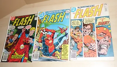 Buy 3 X THE FLASH   #264, 268 & 279   1978 DC Comics   Low Grade VG • 4£