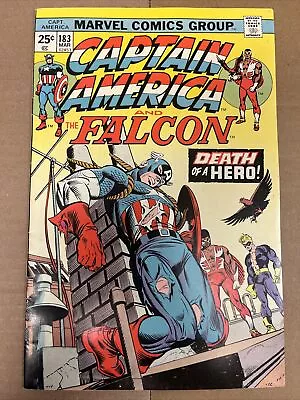 Buy Marvel CAPTAIN AMERICA AND THE FALCON #183 Last Nomad Gil Kane Cover VG- • 4.72£