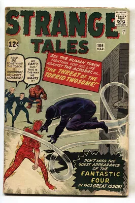 Buy Strange Tales #106 - 1962 - Marvel - G+ - Comic Book • 115.88£