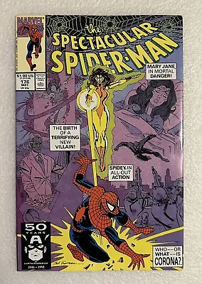 Buy Spectacular Spider-Man #176 1st Corona VF Marvel Comic 1991 • 3.16£