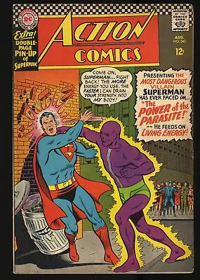 Buy Action Comics #340 FN+ 6.5 Origin And 1st Appearance Parasite! DC Comics 1966 • 137.18£