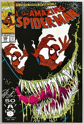 Buy Amazing SPIDER-MAN #346 Direct Edition! VENOM!! SOLID NM Copy!! • 19.71£