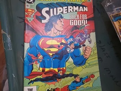 Buy Superman #82 *2ND PRINT* Back For Good! (DC Comics, 1993) • 48.23£