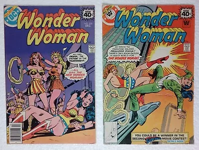 Buy 1978 Wonder Woman 250, 251 DC Comics Lot Of 2 • 15.28£