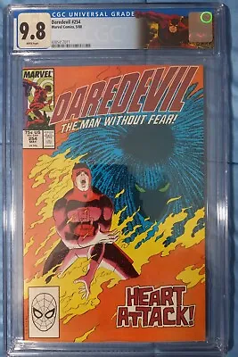 Buy Daredevil #254 CGC 9.8 💥🔑 KEY! 1st Appearance And Origin Of Typhoid Mary 🔑💥 • 316.24£
