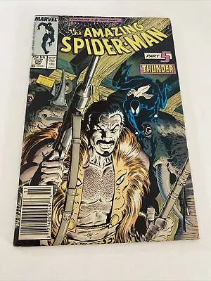 Buy Amazing Spiderman 294 Death Of Kraven The Hunter Newstand Price Sticker On Cover • 15.28£