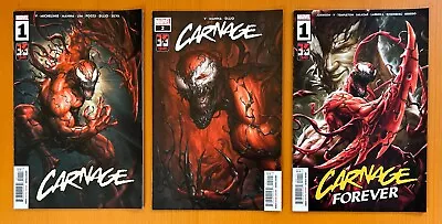 Buy Carnage #1, #2 + Carnage Forever One Shot (Marvel 2022) 3 X NM Comics • 12.71£