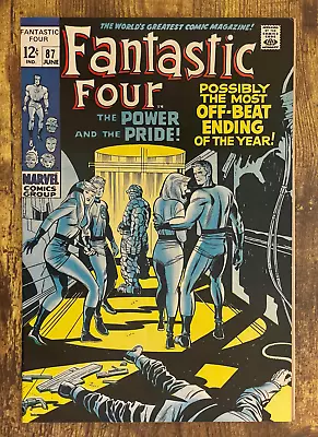 Buy Fantastic Four #87 - STUNNING HIGH GRADE - Doctor Doom - Marvel 1969 • 7.63£