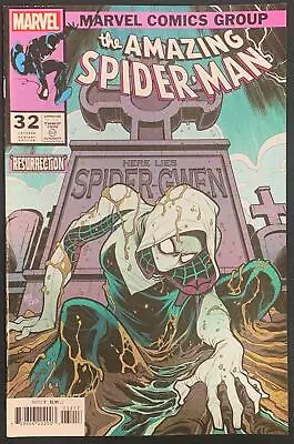 Buy Amazing Spider-man #32 1:50 Variant Torque Homage Spider-gwen Gravestone Web Of • 20.08£