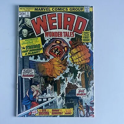 Buy Weird Wonder Tales #1 Marvel Horror Comics April 1975 • 19.99£