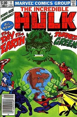 Buy Incredible Hulk (1962) ANNUAL #  11 Newsstand (5.0-VGF) Spider-Man, Avengers ... • 5.85£