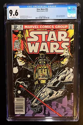 Buy Star Wars #52 Cgc 9.6 - White Pages ~ Newsstand Edition ! • 140.75£