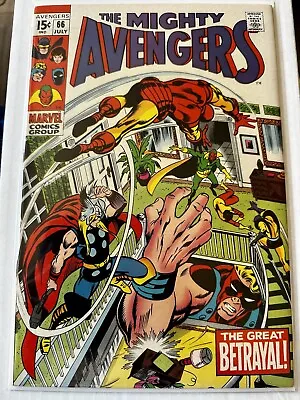 Buy Avengers #66 NM 9.4! (Marvel 1969) 1st Appearance Of Ultron-6, Adamantium • 178.42£