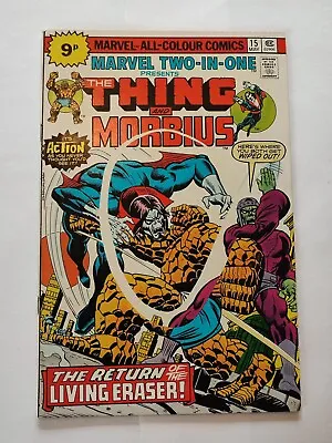 Buy Marvel Two In One #15 - Marvel 1976 - Pence - Thing And Morbius • 6.79£