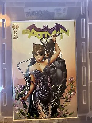 Buy Batman #50, DC Rebirth,  Eric Basaldua “EBAS” Trade Dress Variant Cover • 6£