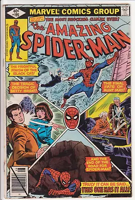 Buy The Amazing Spider-Man #195, Marvel Comics 1979 VG 4.0 2nd Black Cat And Origin • 15.98£