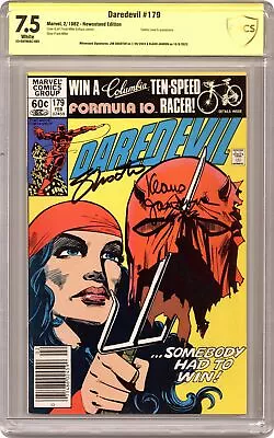 Buy Daredevil #179 CBCS 7.5 Newsstand SS Shooter/Janson 1982 23-0AFB6AC-095 • 92.07£