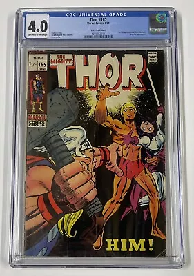 Buy Thor #165. June 1969. Marvel. 4.0 Cgc. 1st Full App Of Him (warlock)! Uk Price! • 200£