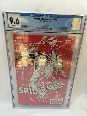 Buy Amazing Spider-Man #798 CGC 9.6 1st RED GOBLIN Partial Sketch Variant Cover • 99.99£