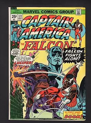 Buy Captain America #177 Vol. 1 MVS A-26 (Mephisto) Marvel Comics '74 VF • 6.34£