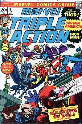 Buy Marvel Triple Action 9 Vfn (1973) • 7£