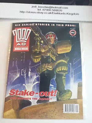 Buy 2000AD #812 Prog Comic - Nice Nm Clean - 5 Dec 1992 Featuring Judge Dredd • 0.99£