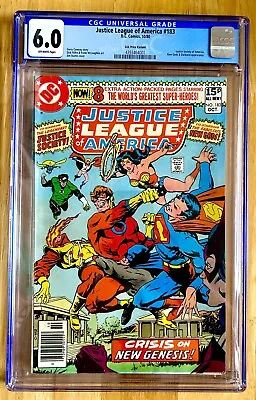 Buy Justice League Of America #183 Oct 1980. DC  CGC 6.0  Darkseid Saga • 49£