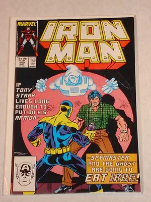 Buy Ironman #220 Vol1 Marvel Comics Ghost Apps July 1987 • 7.99£