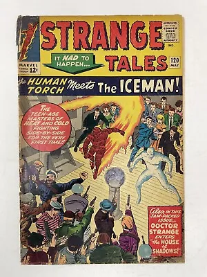 Buy Strange Tales #120 Marvel Comics Human Torch Iceman Doctor Strange Kirby MCU • 31.97£
