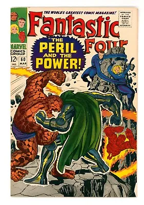 Buy Fantastic Four #60 VFN+ 8.5 White Pages • 129£