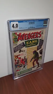 Buy Avengers 8 4.0 CGC OW/W 1st Appearance Of Kang The Conqueror 1964 • 450£
