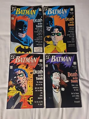 Buy Batman #426-429 Comics - A Death In The Family Storyline (1988-89) Complete Set • 120£