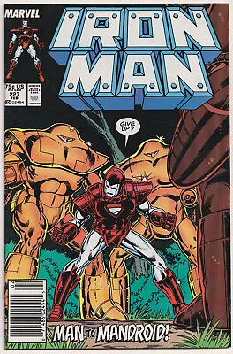 Buy Iron Man 227 NM- 9.2 Marvel 1988 Mandroid M D Bright • 11.86£